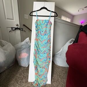 Wild Fable Multicolor Swirl Dress